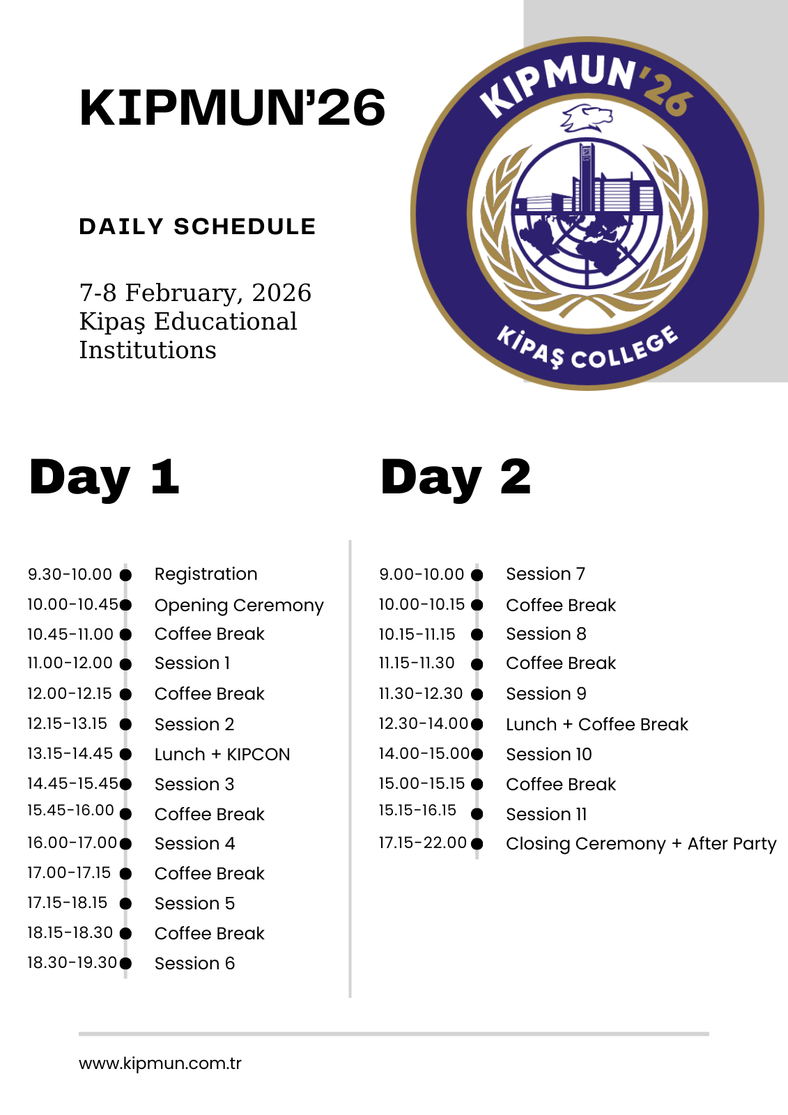 Event Schedule